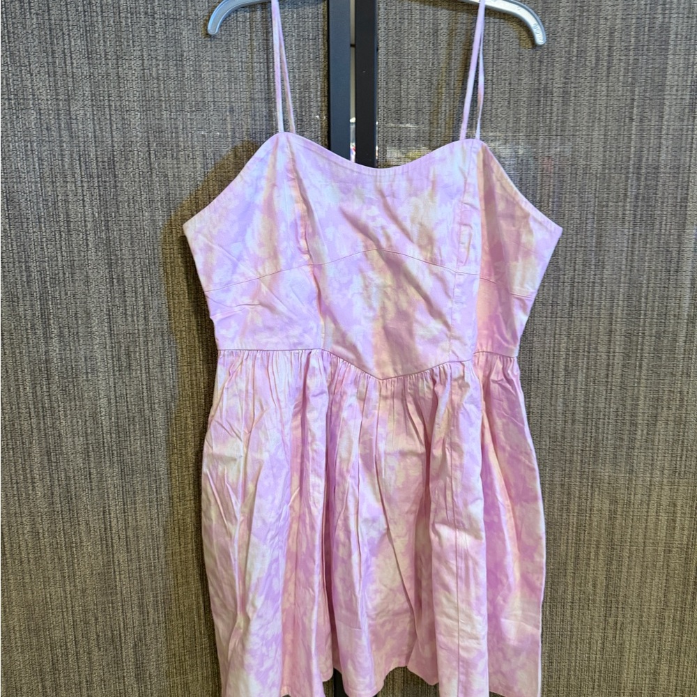 Ladies Size 2X The Drop Pink Tie-Dye Spaghetti Strap Dress‎ NWT